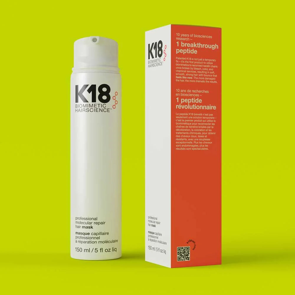 K18 Haar Masker 150ml - Professionele Haarherstellende Behandeling